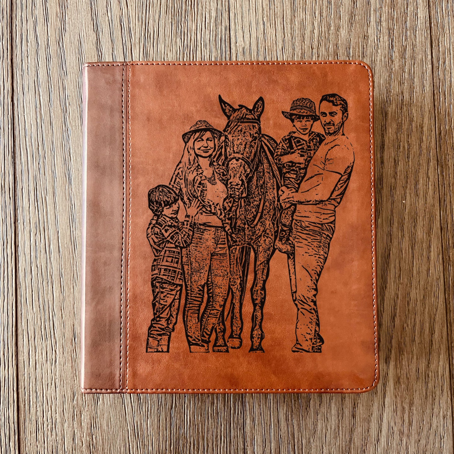 Personalized ESV Journaling Study Bible, Photo Engraved Cover, Wide Margin Bible for Note Taking, Christian Gift, Custom Engraved Bible