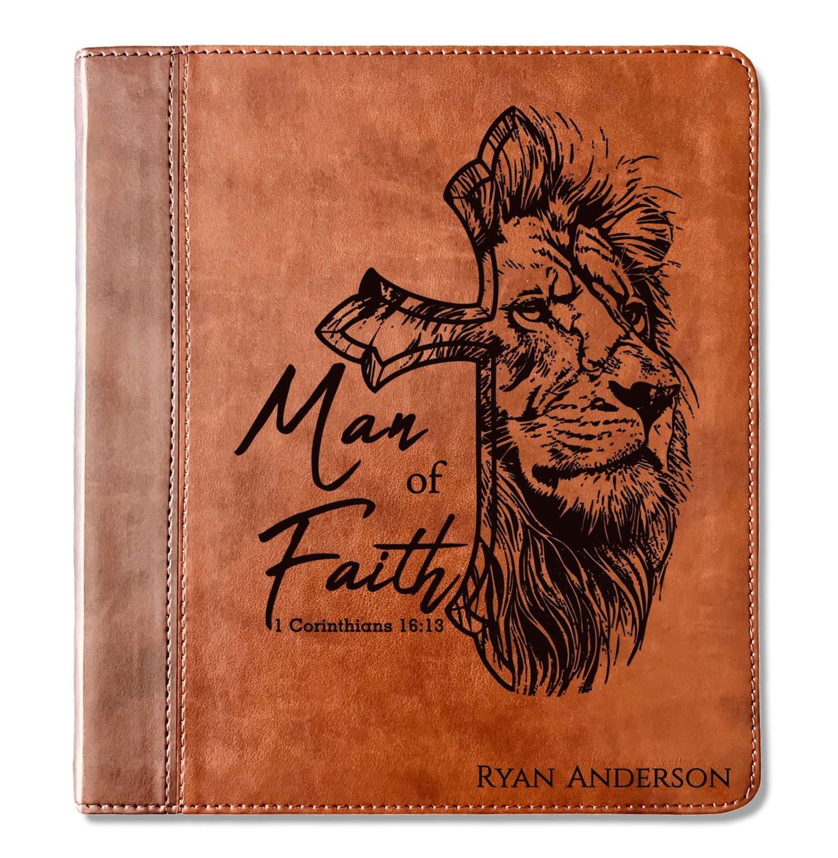 Personalized Bible for Men, ESV Journaling Study Bible, Custom Bible Name Engraved, English Standard Version, Bible for men, Bible gifts for men - Religious Books - Aylev