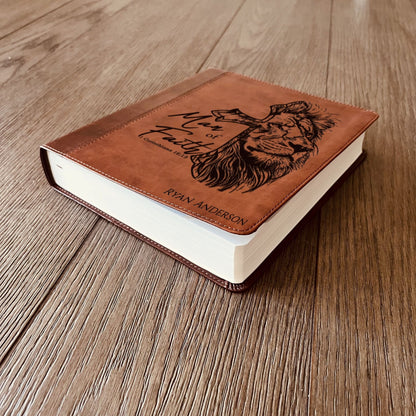 Personalized Bible for Men, ESV Journaling Study Bible, Custom Bible Name Engraved, English Standard Version, Bible for men, Bible gifts for men - Religious Books - Aylev