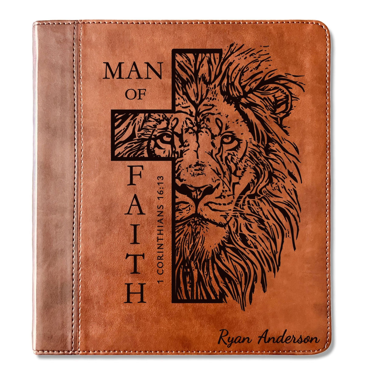 Personalized Bible for Men, ESV Journaling Study Bible, Custom Bible Name Engraved, English Standard Version, Bible for men, Bible gifts for men - Religious Books - Aylev