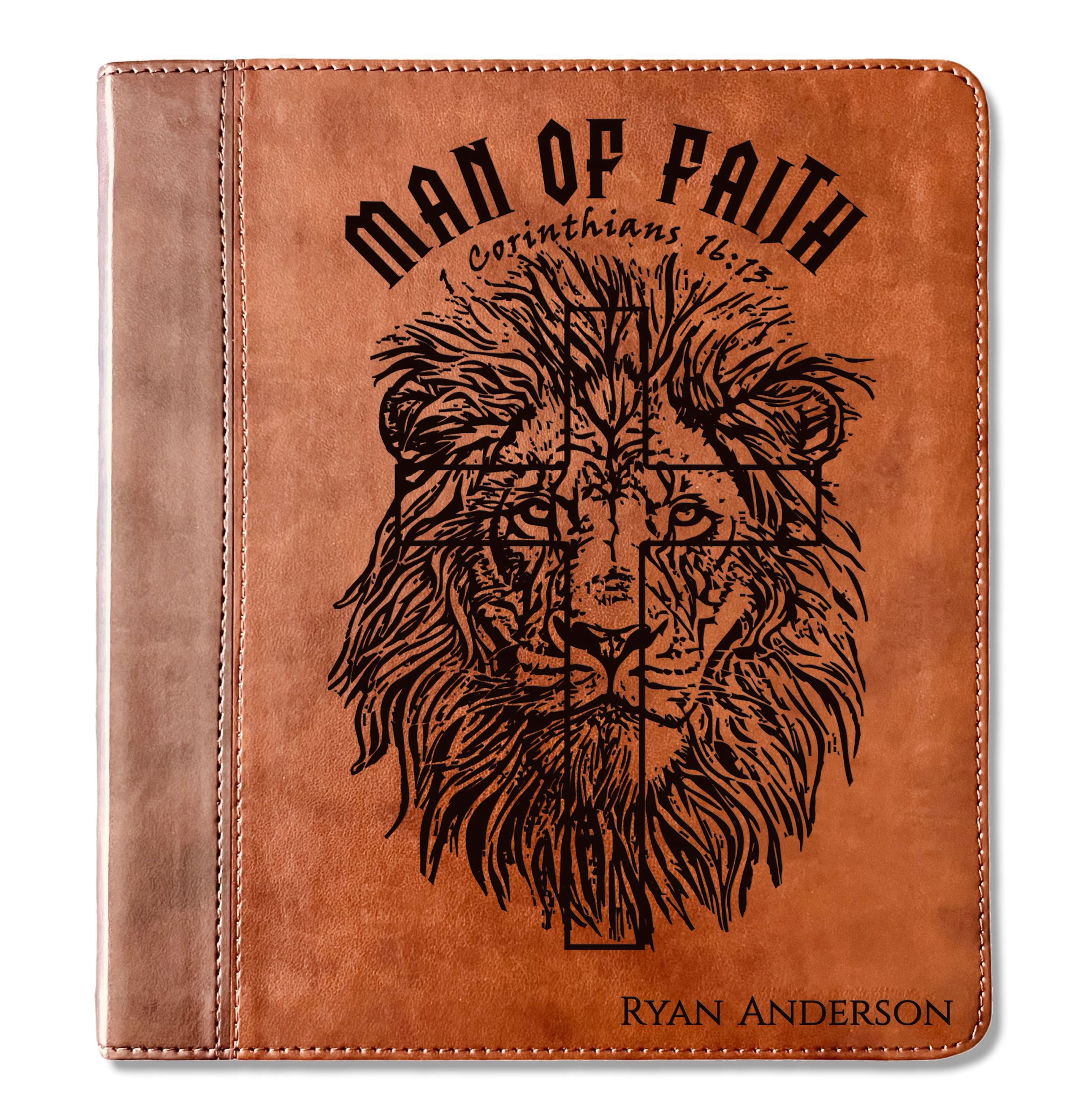 Personalized Bible for Men, ESV Journaling Study Bible, Custom Bible Name Engraved, English Standard Version, Bible for men, Bible gifts for men