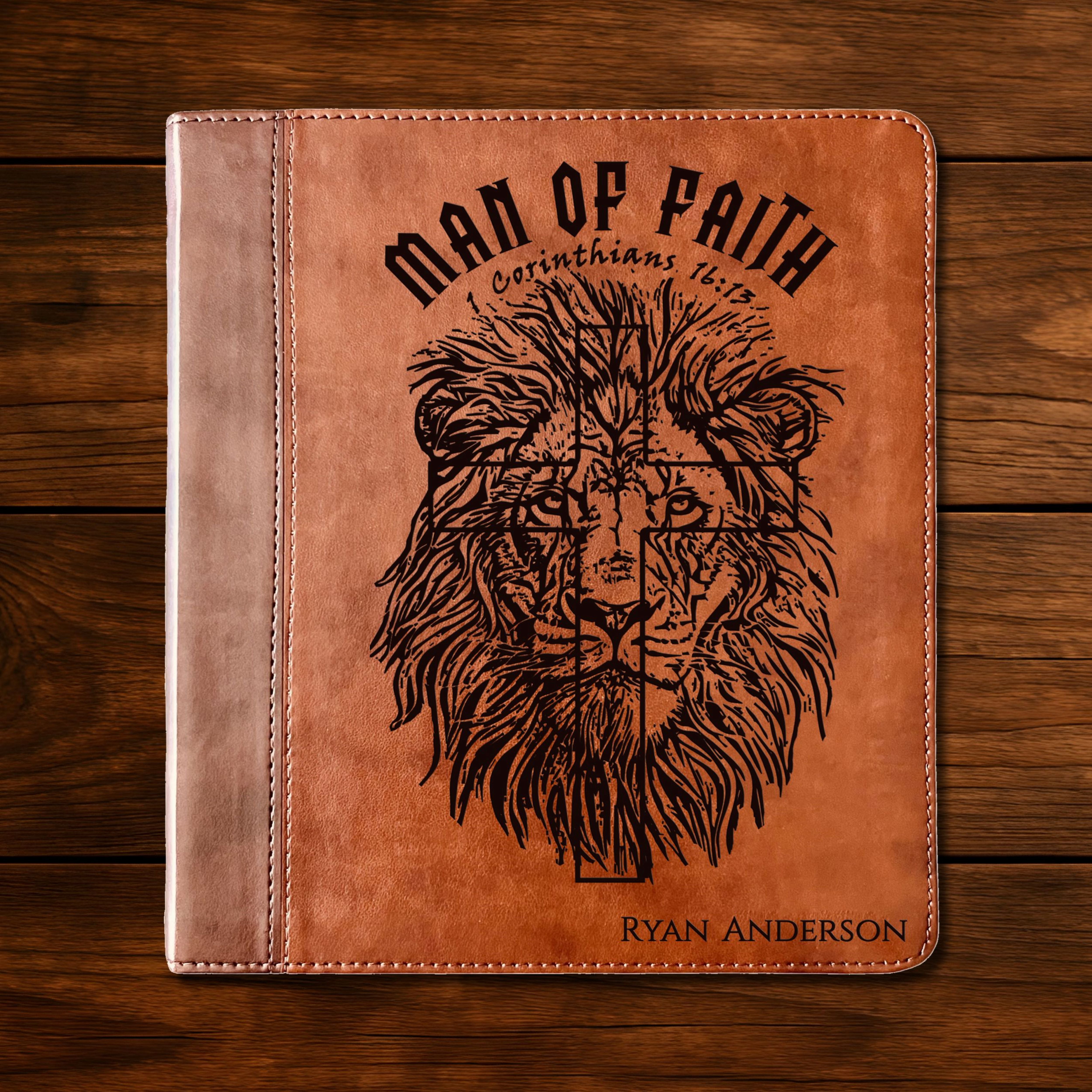 Personalized Bible for Men, ESV Journaling Study Bible, Custom Bible Name Engraved, English Standard Version, Bible for men, Bible gifts for men