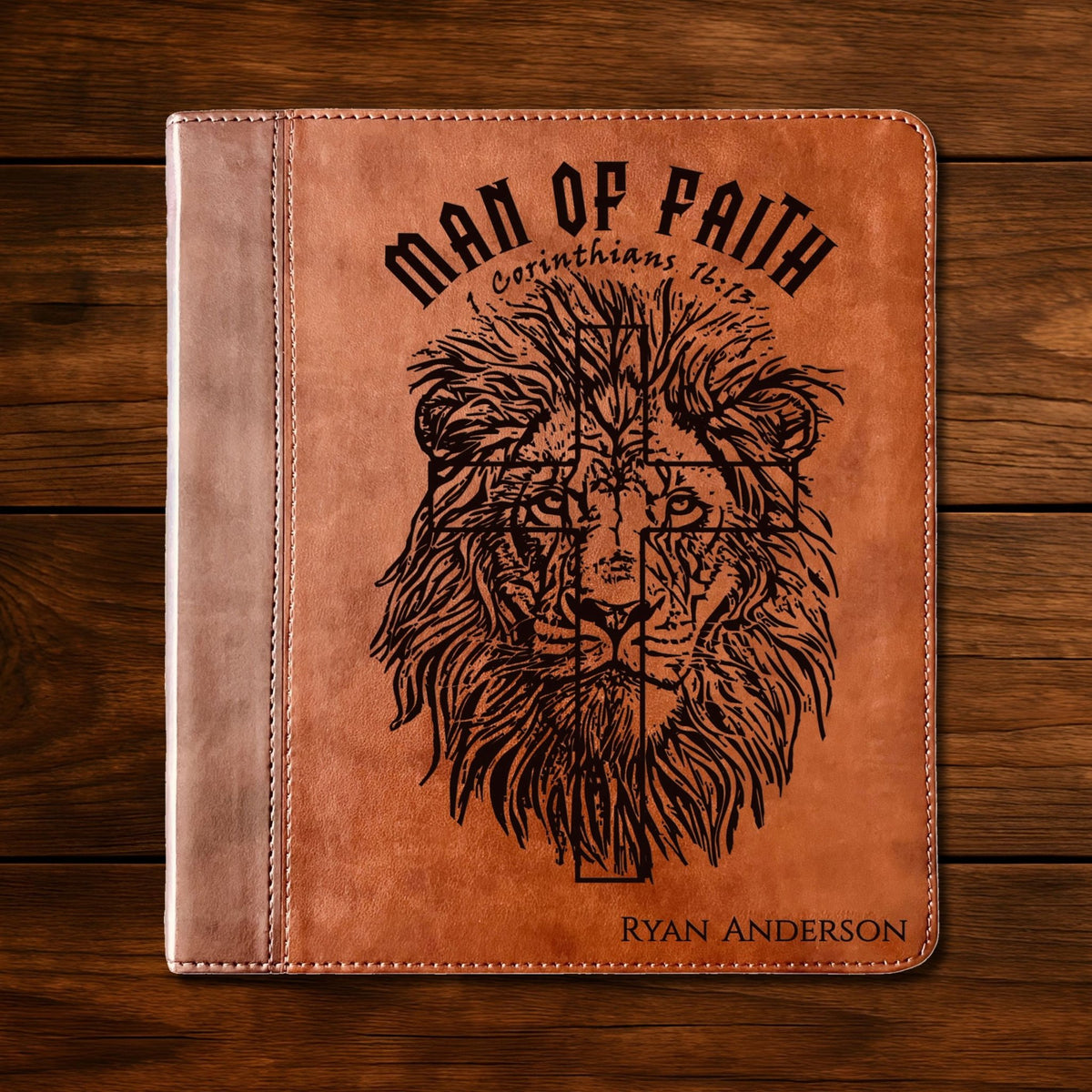 Personalized Bible for Men, ESV Journaling Study Bible, Custom Bible Name Engraved, English Standard Version, Bible for men, Bible gifts for men - Religious Books - Aylev