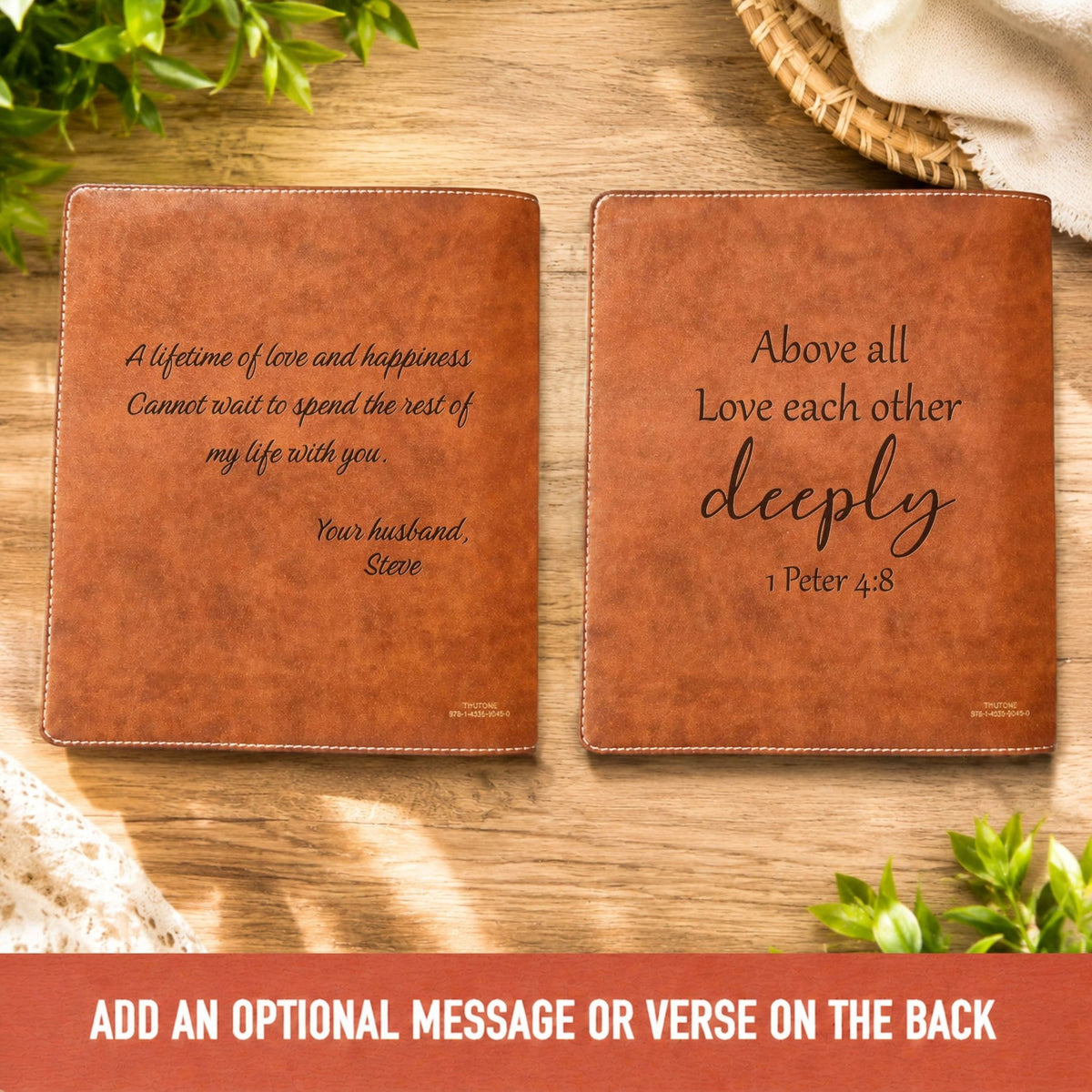 Personalized ESV Bible with Name Engraved, ESV Journaling Study Bible, Custom Bible Engraved Name, English Standard Version Christian Gifts - Religious Books - Aylev