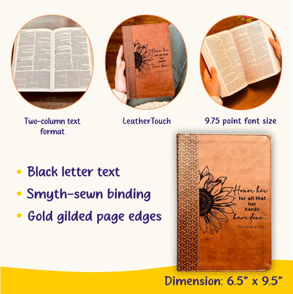 Personalized KJV Study Bible: Create Your Own Custom Engraved Design with a Designer, Everyday Study Bible, Christian Gifts, Baptism Gifts - Religious Books - Aylev