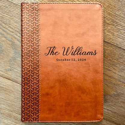Personalized KJV Family Bible, Custom Engraved KJV Family Study Bible, Wedding Gifts, Christian Gifts, Family Bible for Wedding - Religious Books - Aylev