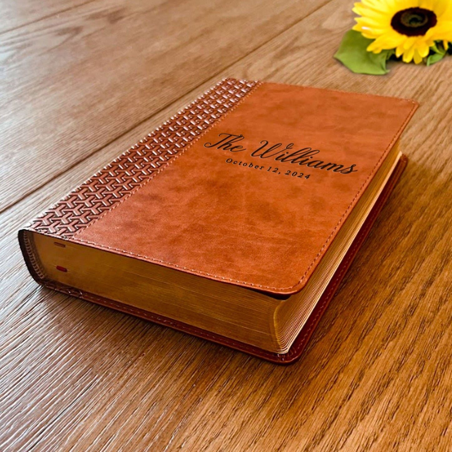 Personalized KJV Family Bible, Custom Engraved KJV Family Study Bible, Wedding Gifts, Christian Gifts, Family Bible for Wedding - Religious Books - Aylev