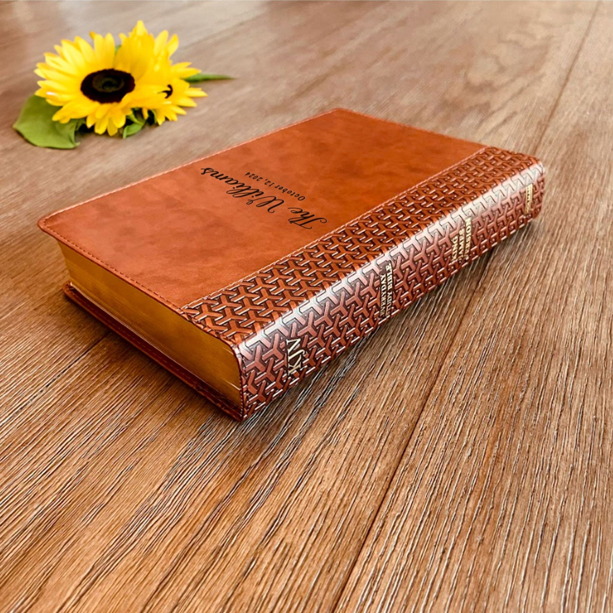Personalized KJV Family Bible, Custom Engraved KJV Family Study Bible, Wedding Gifts, Christian Gifts, Family Bible for Wedding - Religious Books - Aylev