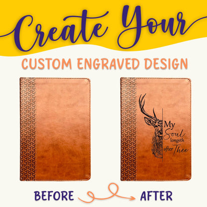 Personalized KJV Bible: Create Your Own Custom Engraved Design with a Designer, Everyday Study Bible, Christian Gifts, Baptism Gifts - Religious Books - Aylev