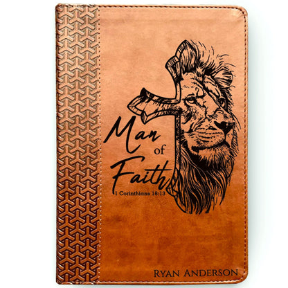 Personalized Bible for Men, KJV Study Bible, Customized Bible for Men Name Engraved, King James Version, Bible for men, bible gifts for men - Religious Books - Aylev