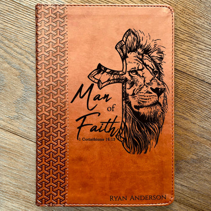 Personalized Bible for Men, KJV Study Bible, Customized Bible for Men Name Engraved, King James Version, Bible for men, bible gifts for men - Religious Books - Aylev