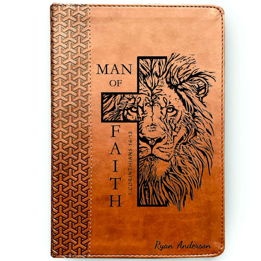 Personalized Bible for Men, KJV Reference, Customized Bible for Men Name Engraved, King James Version Bible for men bible gifts men
