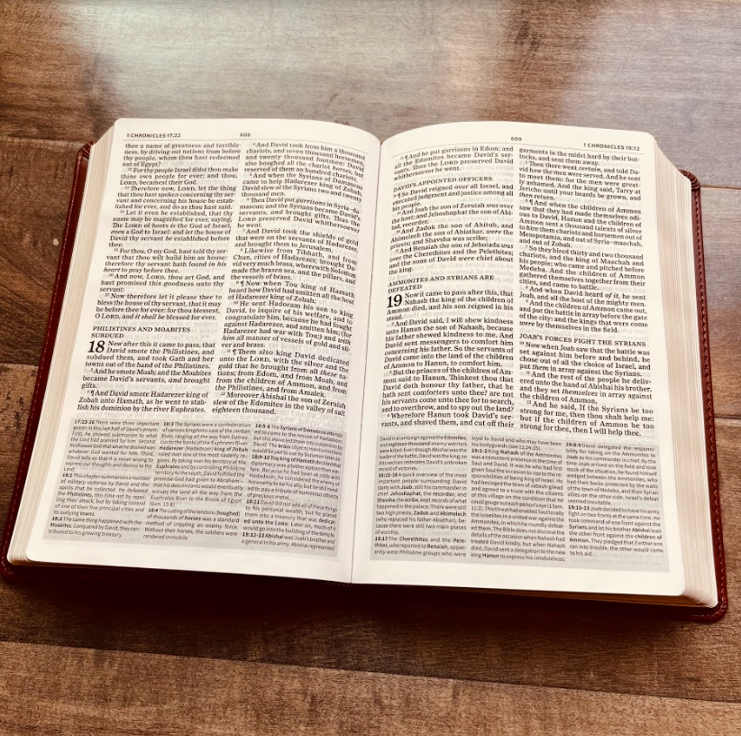 Personalized KJV Bible with Name Engraved, Custom KJV Study Bible, Custom Bible Engraved Name, King James Version Baptism Gifts Christian Gifts