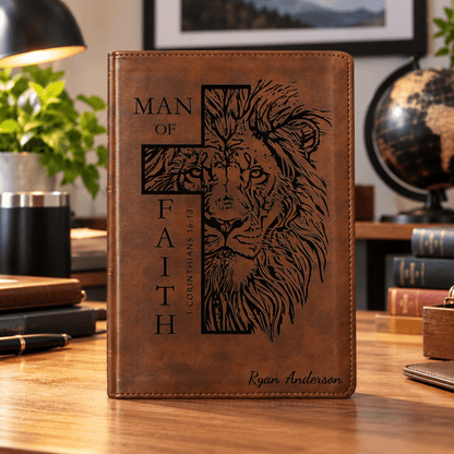 Personalized ESV Dyslexia Friendly Bible, Custom Engraved Name, Large Print Accessible Scripture, Christian Gift Bible for Baptism or Study - Religious Books - Aylev