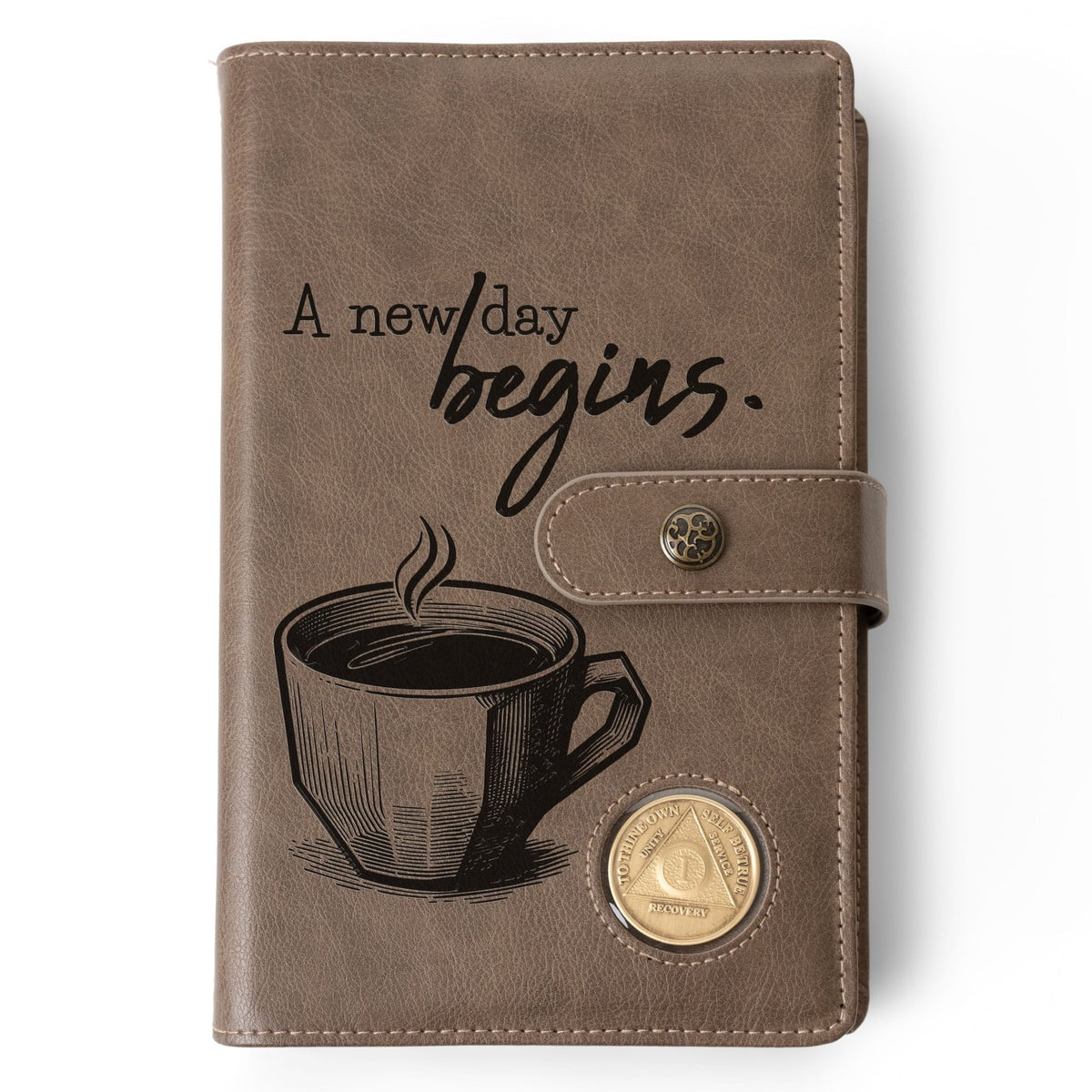 Custom Design AA Big Book & 12 Steps and 12 Traditions Book Set Cover, Alcoholics Anonymous Gifts, Fits 2 Hardcover AA Books, AA Coin Holder - Religious Books - Aylev