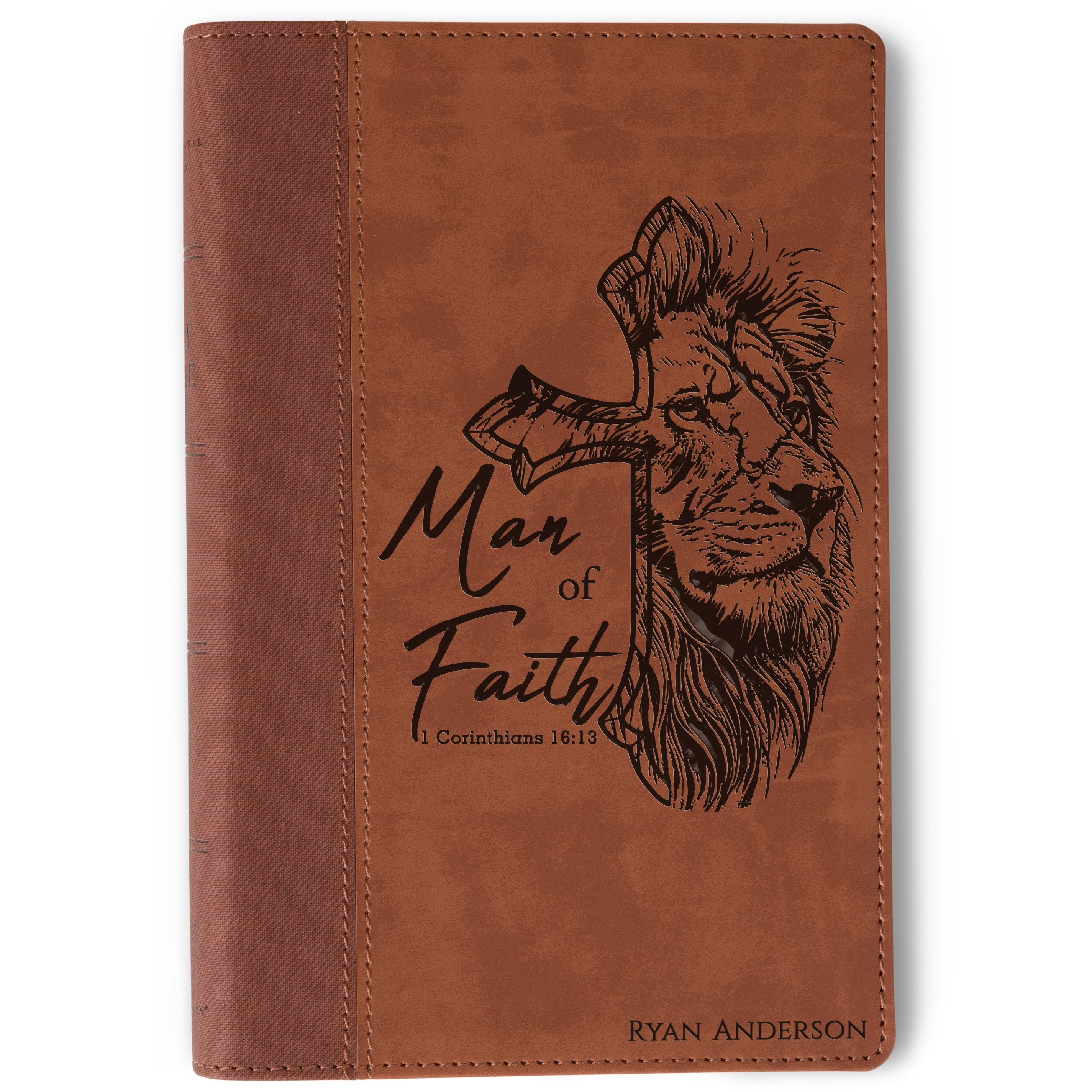 Personalized Bible for Men, NIV Large Print Bible, Customized Bible for Men Name Engraved, New International Version, Bible gifts for men