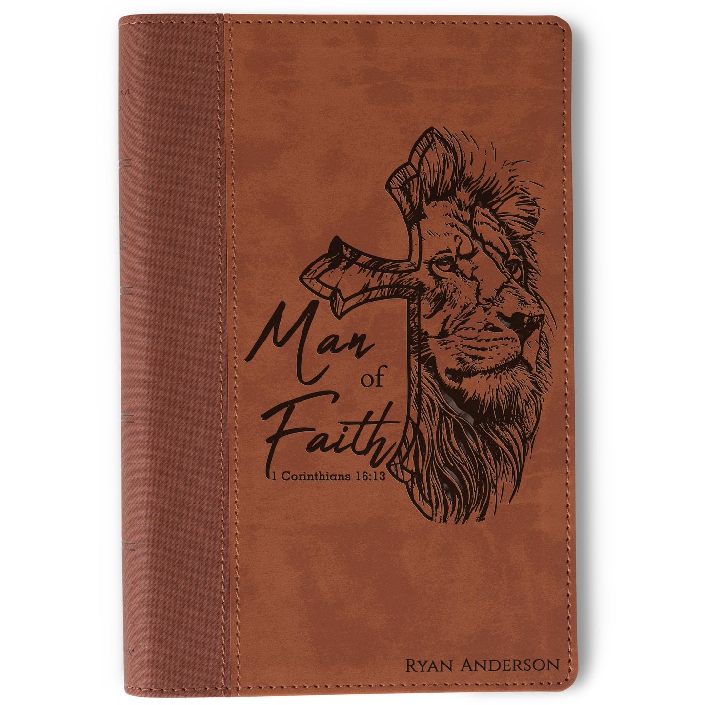 Personalized Bible for Men, NIV Large Print Bible, Customized Bible for Men Name Engraved, New International Version, Bible gifts for men