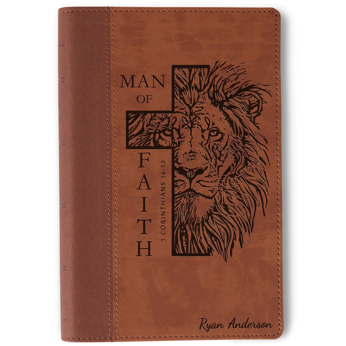 Personalized Bible for Men, NIV Large Print Bible, Customized Bible for Men Name Engraved, New International Version, Bible gifts for men