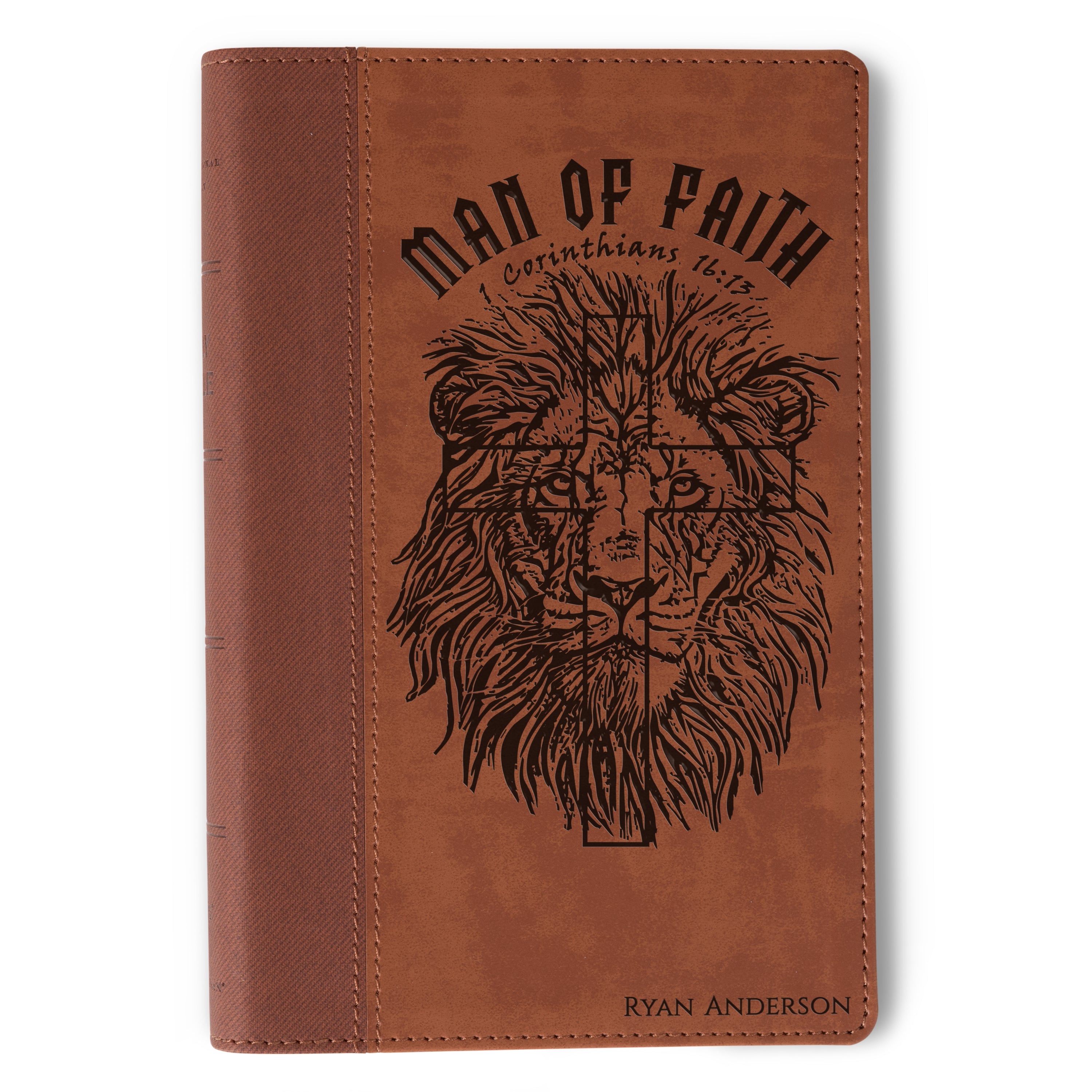 Personalized Bible for Men, NIV Large Print Bible, Customized Bible for Men Name Engraved, New International Version, Bible gifts for men