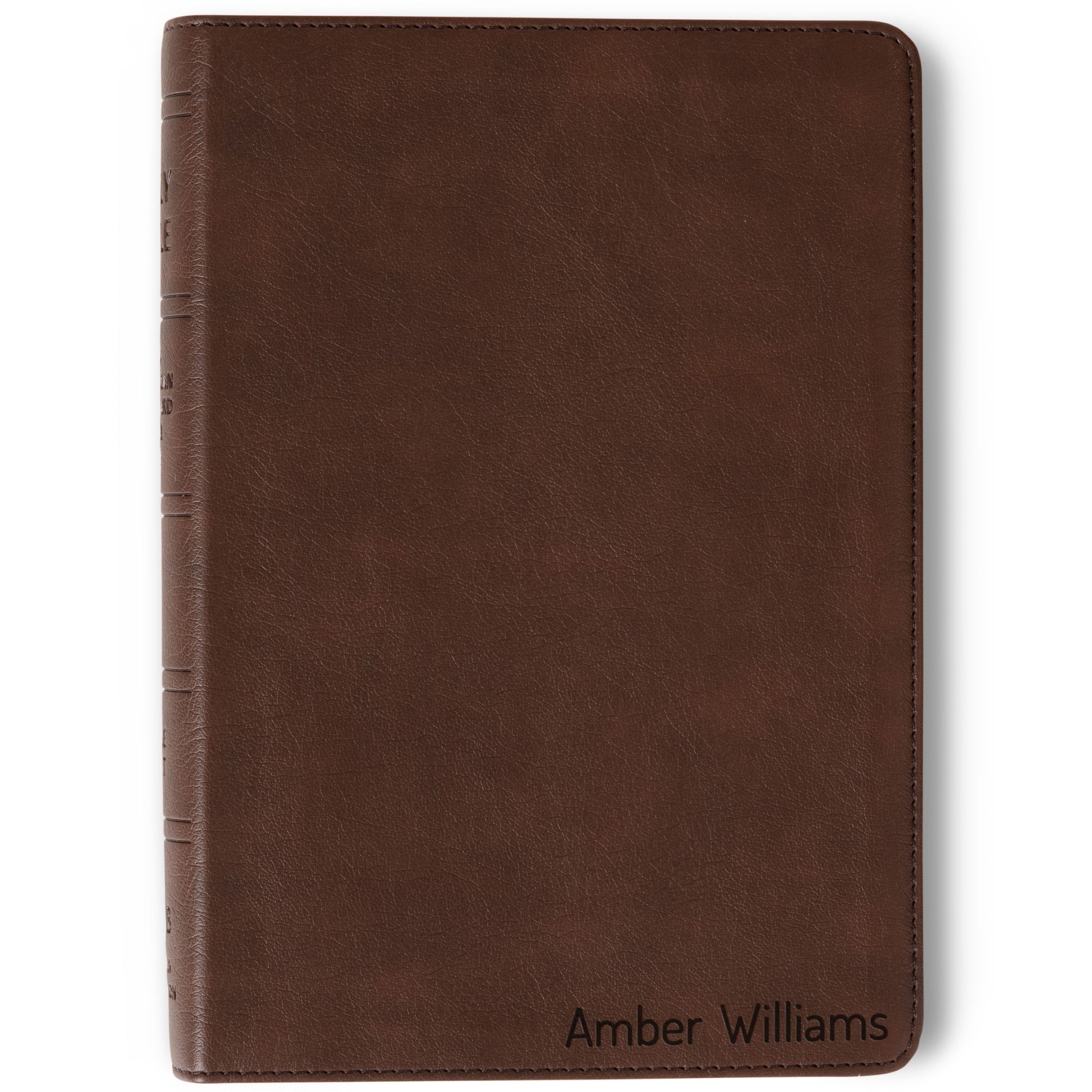 Personalized NASB Bible with Name Engraved, Large Print Compact Bible, Custom Bible Engraved Name, New American Standard Bible, Baptism Gift