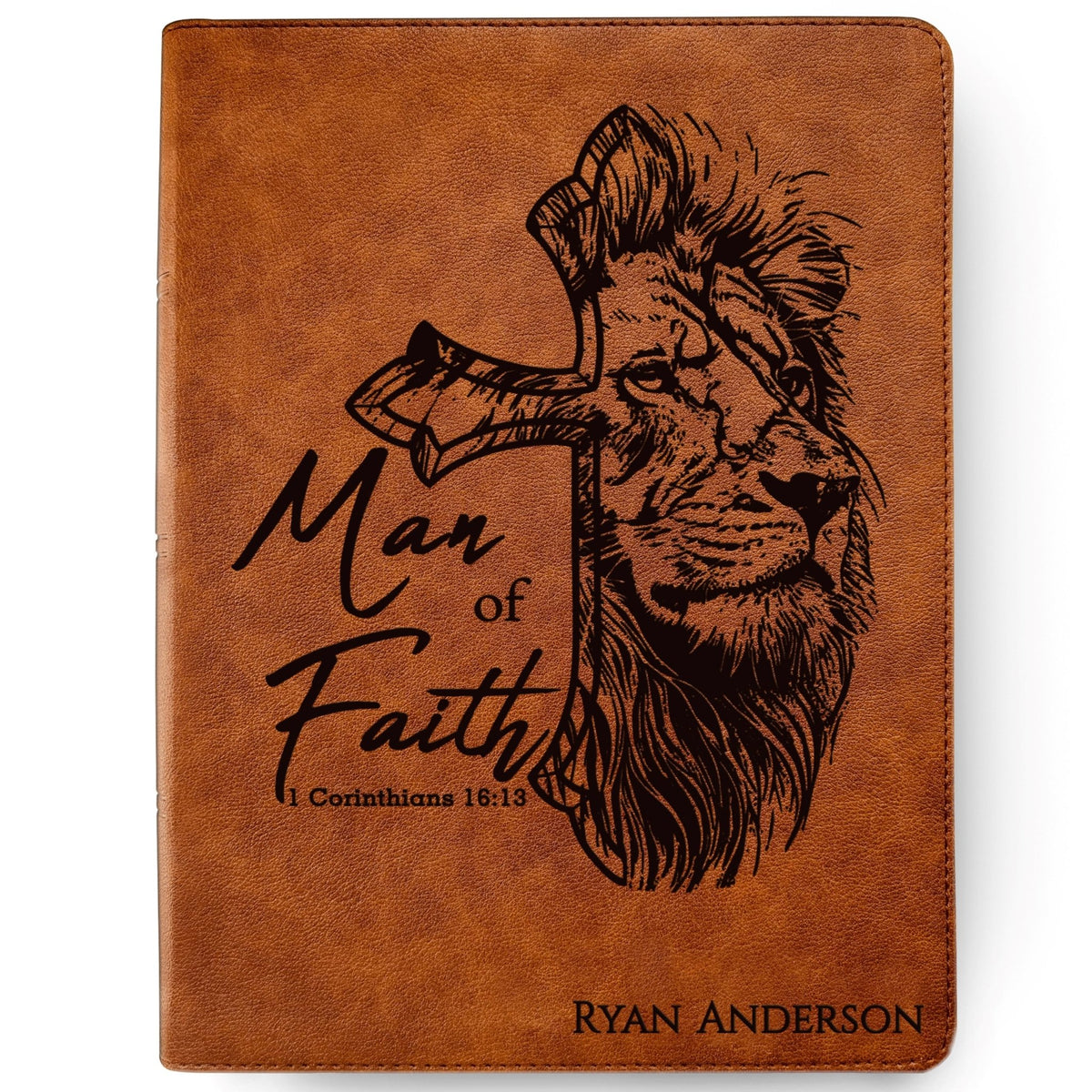 Personalized Bible for Men, CSB Wide - Margin Bible, Customized Bible for Men Name Engraved, Christian Standard Bible, Bibles for men, gifts for men - Religious Books - Aylev