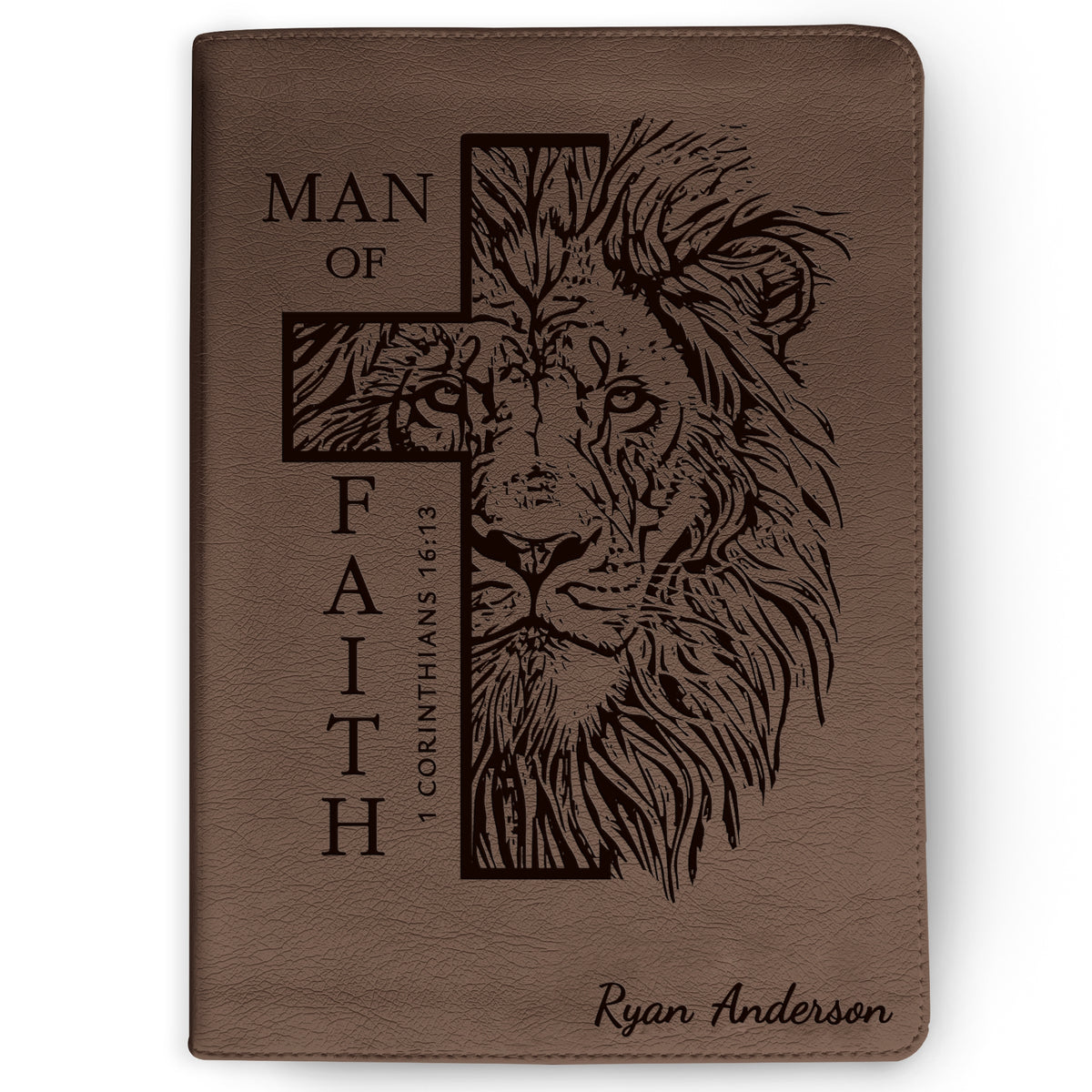 Personalized Bible for Men, ESV Journaling Bible, Customized Bible for Men Name Engraved, English Standard Version, Bibles for men, bible gifts for men - Religious Books - Aylev