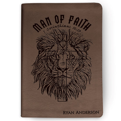 Personalized Bible for Men, ESV Journaling Bible, Customized Bible for Men Name Engraved, English Standard Version, Bibles for men, bible gifts for men - Religious Books - Aylev