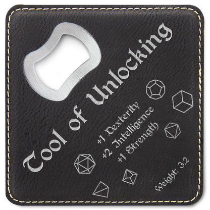 Dungeons and Dragons Tool of Unlocking, DnD Coaster Bottle Opener, DnD Gift for Men, Dungeon Master Gift, DnD Stuff, D&D Gifts - Apparel & Accessories - Aylev