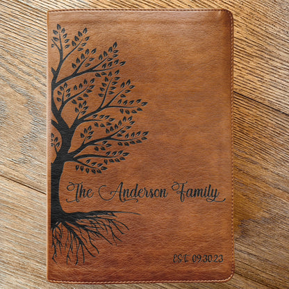 Personalized Family Bible, Custom NLT Family Tree Reference Bible, Engraved Bible, Wedding Bible, Christian Gifts, Family Bible for Wedding - Religious Books - Aylev