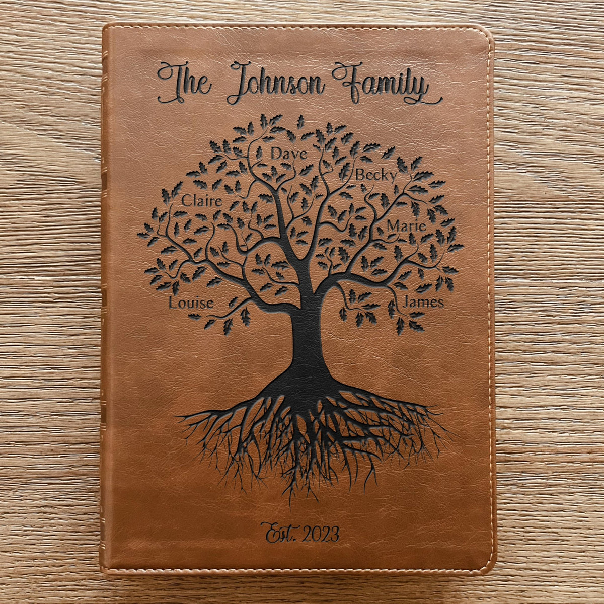 Personalized Family Bible, Custom Engraved NKJV Wide - Margin Family Tree Bible, Wedding Gifts, Anniversary Gifts, Family Bible for Weddings - Religious Books - Aylev