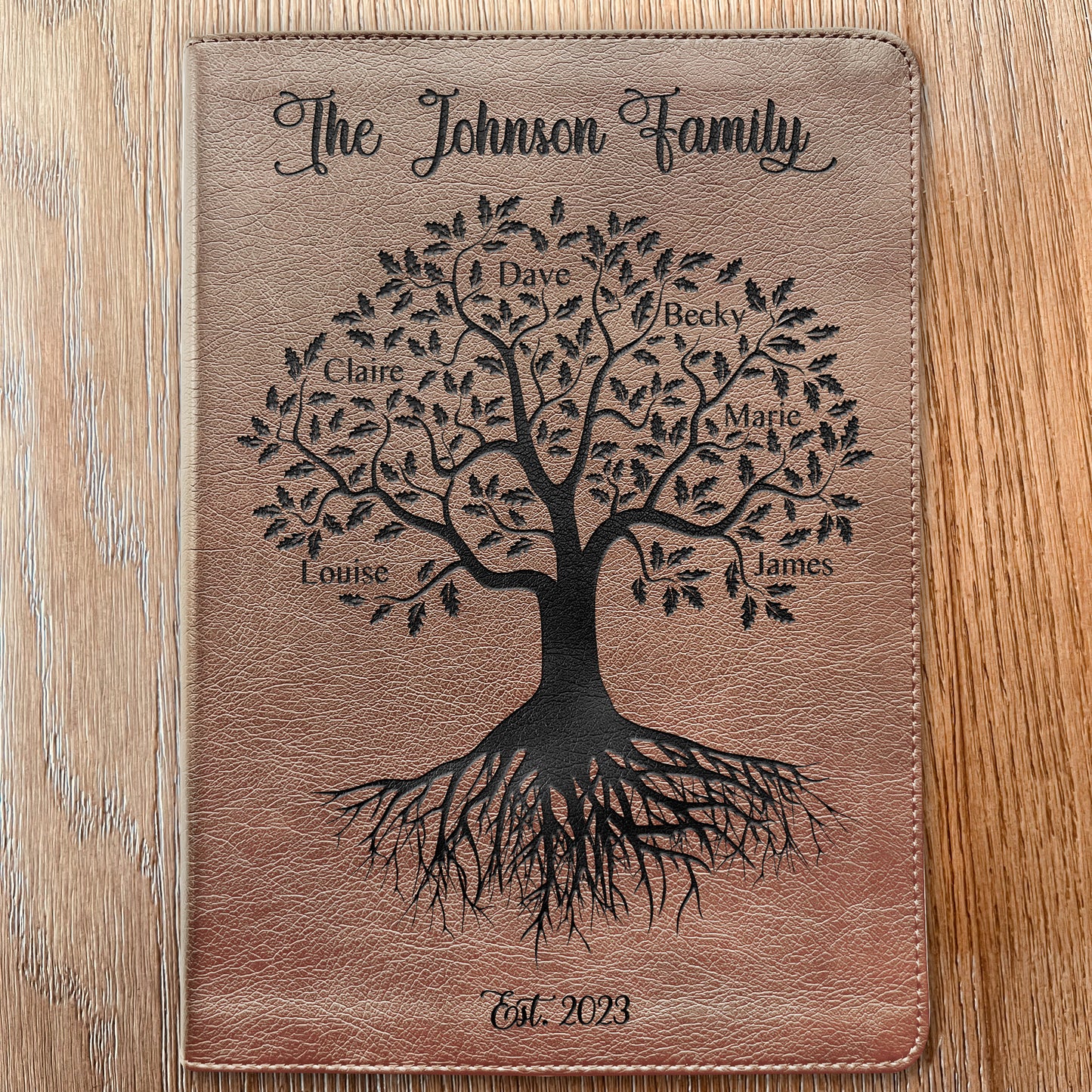 Personalized Family Bible, Custom ESV Single Column Journaling Family Bible, Engraved Bible, Wedding Gifts Christian Gifts Anniversary Gifts - Aylev