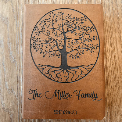 Personalized Family Bible | Custom NASB Family Tree Giant Print Bible | Engraved Bible for Wedding Bible Christian Gifts Family Bible Women