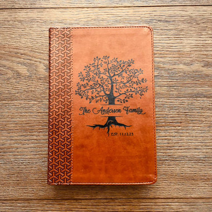 Personalized Family Bible, Custom KJV Family Tree Study Bible, Engraved Bible, Wedding Bible, Christian Gifts, Family Bible for Wedding - Religious Books - Aylev