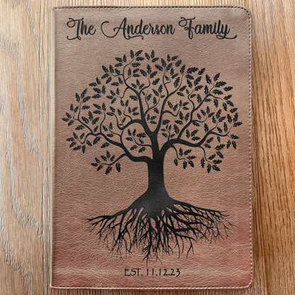 Personalized Family Bible, Custom ESV Single Column Journaling Family Bible, Engraved Bible, Wedding Gifts Christian Gifts Anniversary Gifts - Religious Books - Aylev