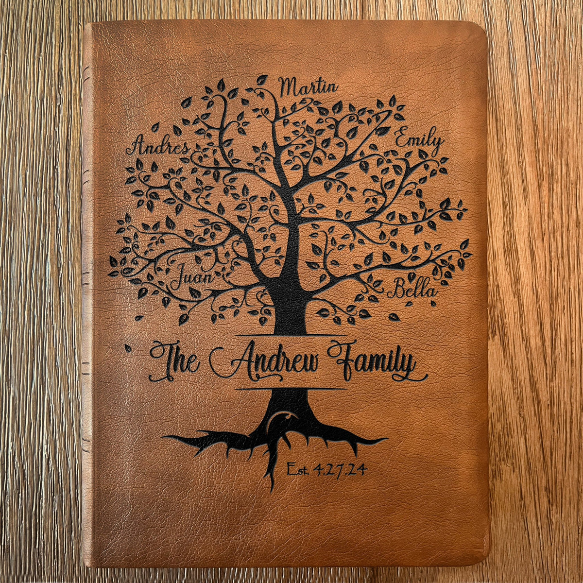 Personalized NASB Family Bible, NASB Custom Family Tree Bible, Wide Margin, Custom Engraved Bible for Wedding, Christian Gift, Wedding Gift - Religious Books - Aylev