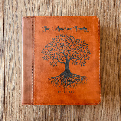 Personalized Family Bible | Custom ESV Family Tree Study Bible | Engraved Bible Wedding Bible Christian Gifts Family Bible for Wedding