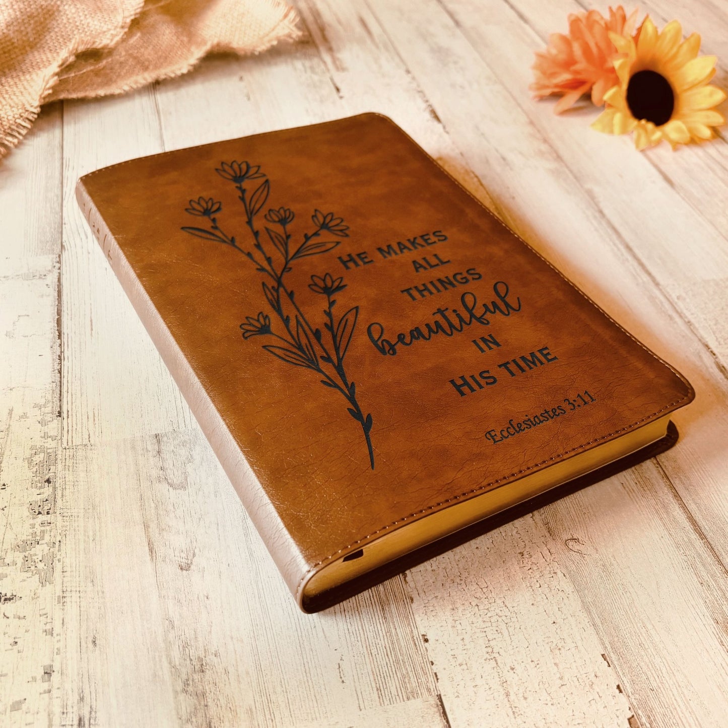 Custom Engraved NLT Thinline Bible, Large Print Reference, Red - Letter Edition, Personalized Christian Gifts for Women, Baptism Gifts - Religious Books - Aylev