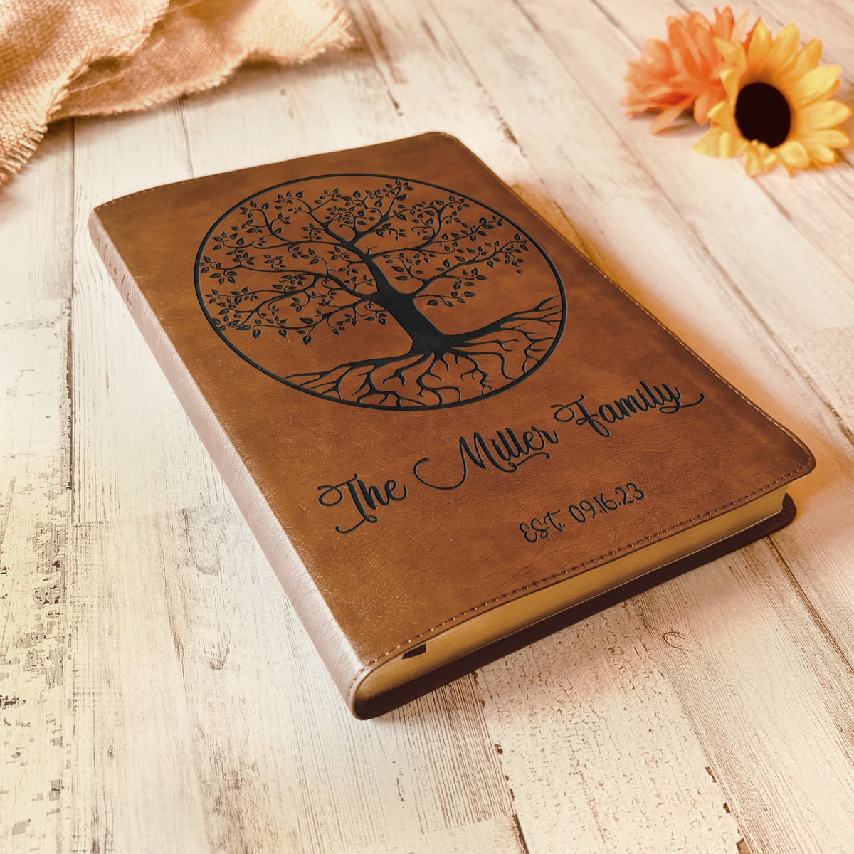 Personalized Family Bible, Custom NLT Family Tree Reference Bible, Engraved Bible, Wedding Bible, Christian Gifts, Family Bible for Wedding - Religious Books - Aylev