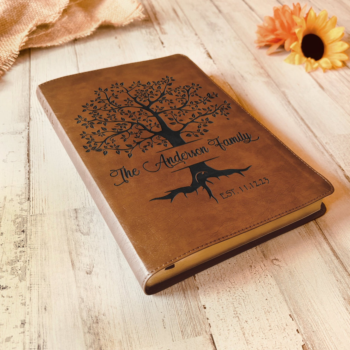 Personalized Family Bible, Custom NLT Family Tree Reference Bible, Engraved Bible, Wedding Bible, Christian Gifts, Family Bible for Wedding - Religious Books - Aylev