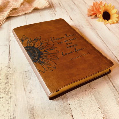 Custom Engraved NLT Thinline Bible, Large Print Reference, Red - Letter Edition, Personalized Christian Gifts for Women, Baptism Gifts - Religious Books - Aylev