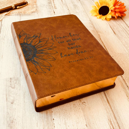 Custom Engraved CSB Wide Margin Bible, Christian Standard Bible with Full‑Color Maps, Personalized Christian Gift, Baptism Gift - Religious Books - Aylev