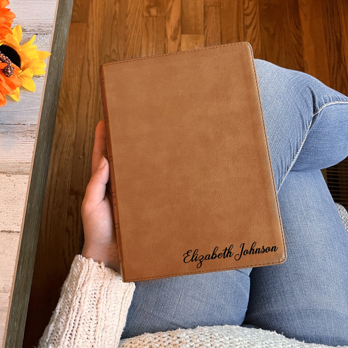 Personalized NASB 1995 Bible with name Engraved, NASB Side-Column Reference Bible, Custom Bible With Engraved Name NASB 1995 Christian Gifts