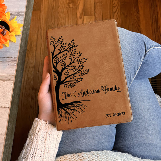 Personalized NASB 1995 Family Bible, NASB 1995 Reference Family Tree Bible, Family Records Pages, Wedding & Anniversary Gift Christian Gifts