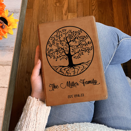 Personalized NASB 1995 Family Bible, NASB 1995 Reference Family Tree Bible, Family Records Pages, Wedding & Anniversary Gift Christian Gifts