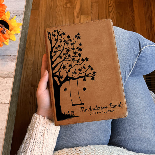 Personalized NASB 1995 Family Bible, NASB 1995 Reference Family Tree Bible, Family Records Pages, Wedding & Anniversary Gift Christian Gifts
