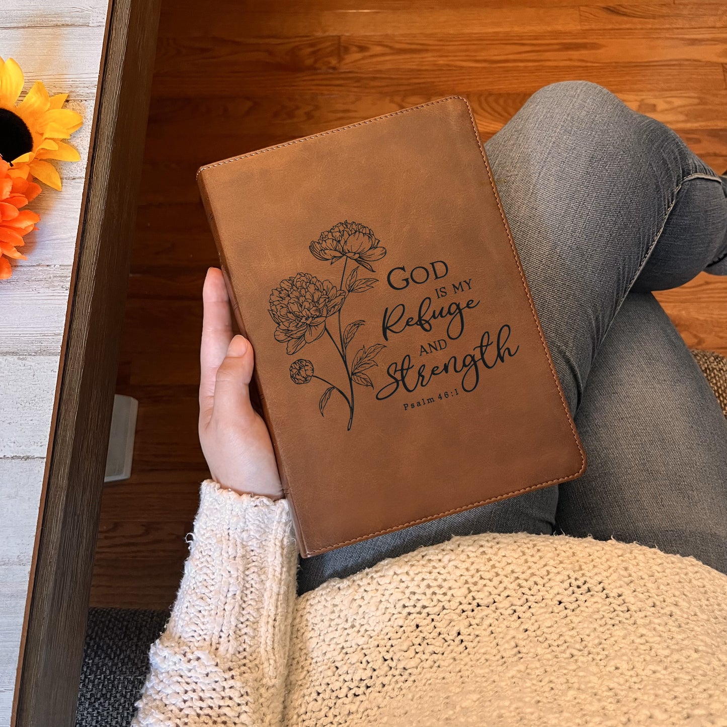 Personalized ESV Bible: Create Your Own Custom Engraved Design with a Designer, Large Print Double-Column Format English Standard Holy Bible