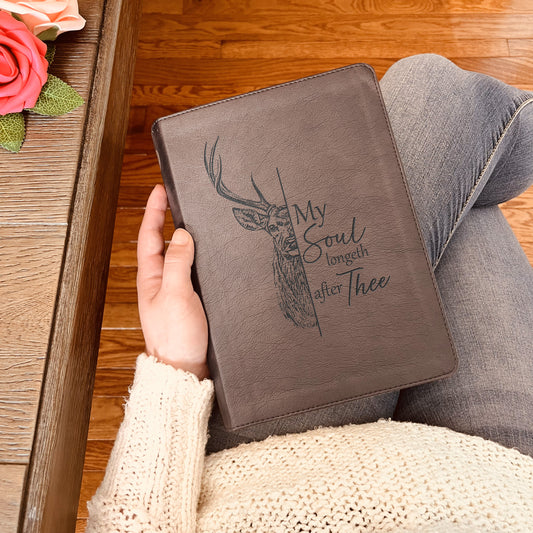 Personalized ESV Bible: Create Your Own Custom Engraved Design with a Designer, Large Print Journaling English Standard Holy Bible - Aylev