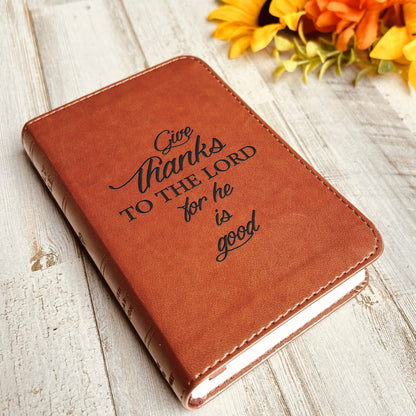 Custom ESV Pocket Bible, Small Bible, Custom Bible Engraved, English Standard Version, Christian Gifts, Compact Bible, Baptism Gifts - Religious Books - Aylev