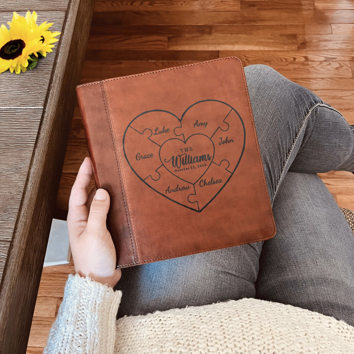 Personalized Family Bible, Custom Engraved ESV Family Journaling Study Bible, Wedding Bible, Christian Gifts, Family Bible for Wedding - Religious Books - Aylev