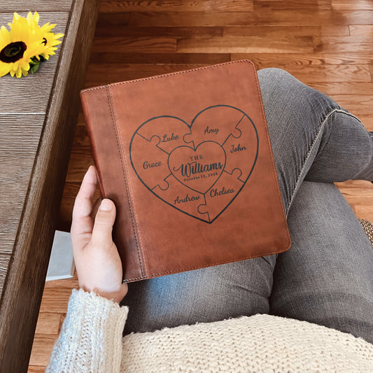 Personalized Family Bible, Custom Engraved ESV Family Journaling Study Bible, Wedding Bible, Christian Gifts, Family Bible for Wedding